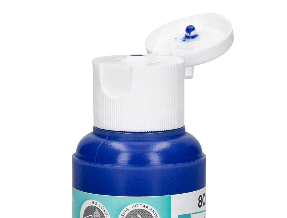 PINTURA ACRILICA LIDERPAPEL FRASCO DE 80 ML AZUL ULTRAMAR