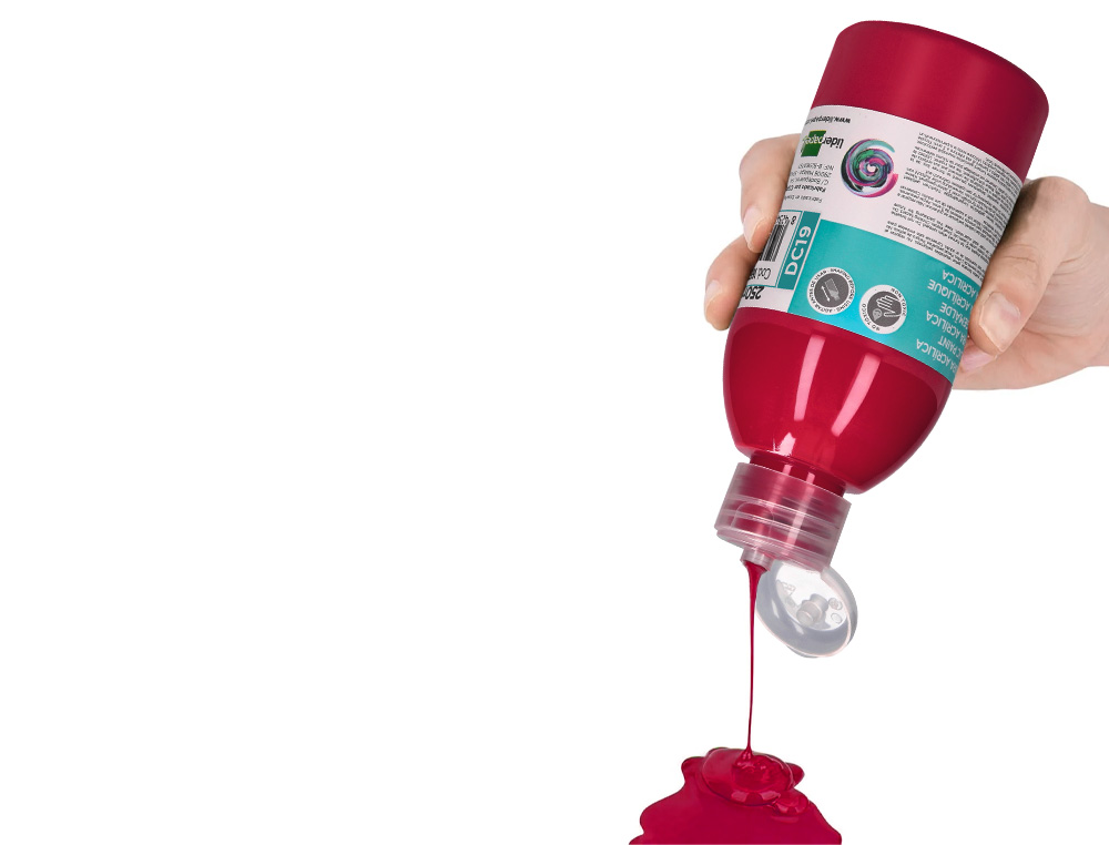 PINTURA ACRILICA LIDERPAPEL FRASCO DE 250 ML MAGENTA