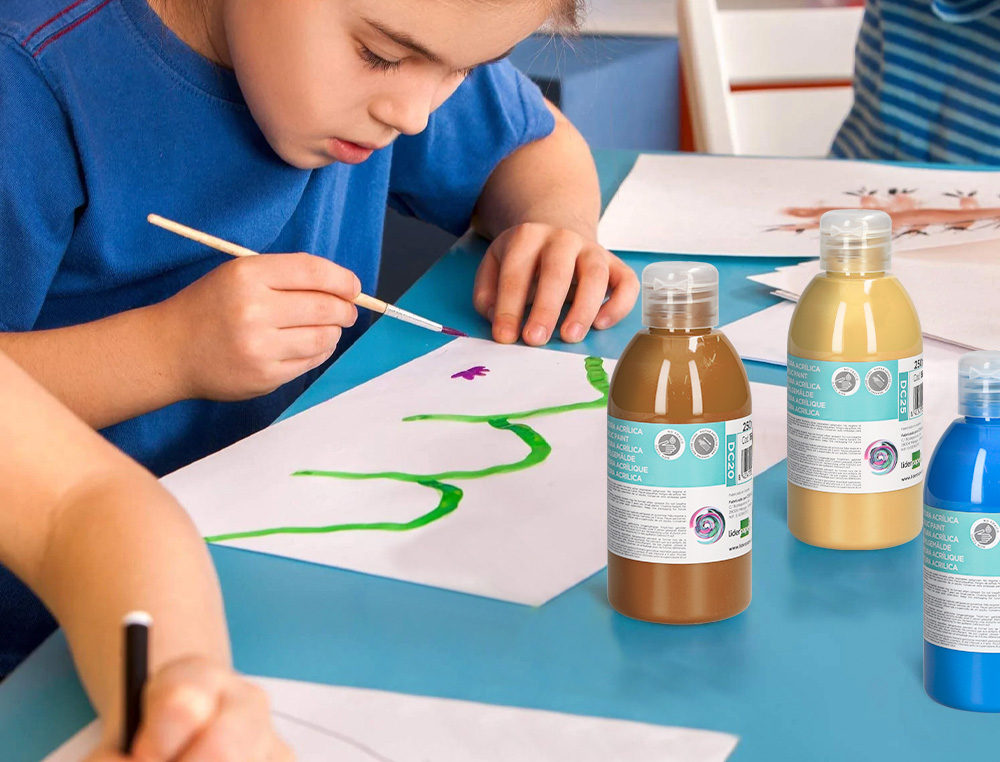 PINTURA ACRILICA LIDERPAPEL FRASCO DE 250 ML PRETO
