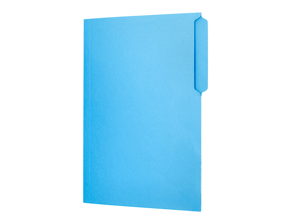 CLASSIFICADOR LIDERPAPEL EM CARTOLINA FOLIO PESTANA ESQUERDA 240G/M2 AZUL