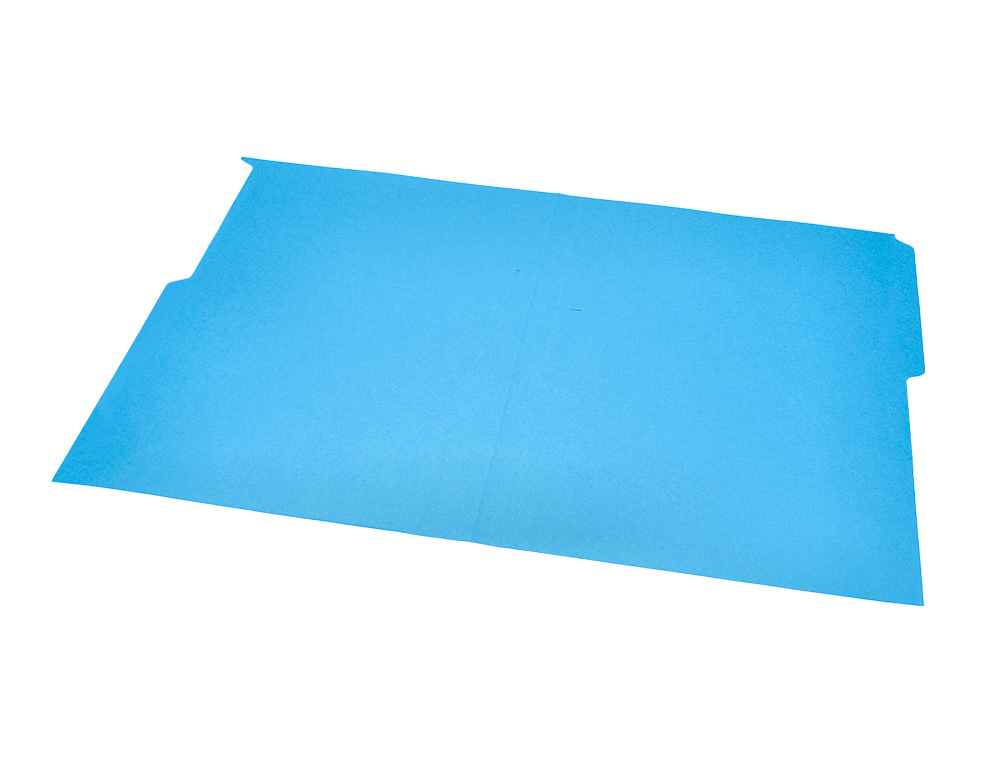 CLASSIFICADOR LIDERPAPEL EM CARTOLINA FOLIO PESTANA ESQUERDA 240G/M2 AZUL