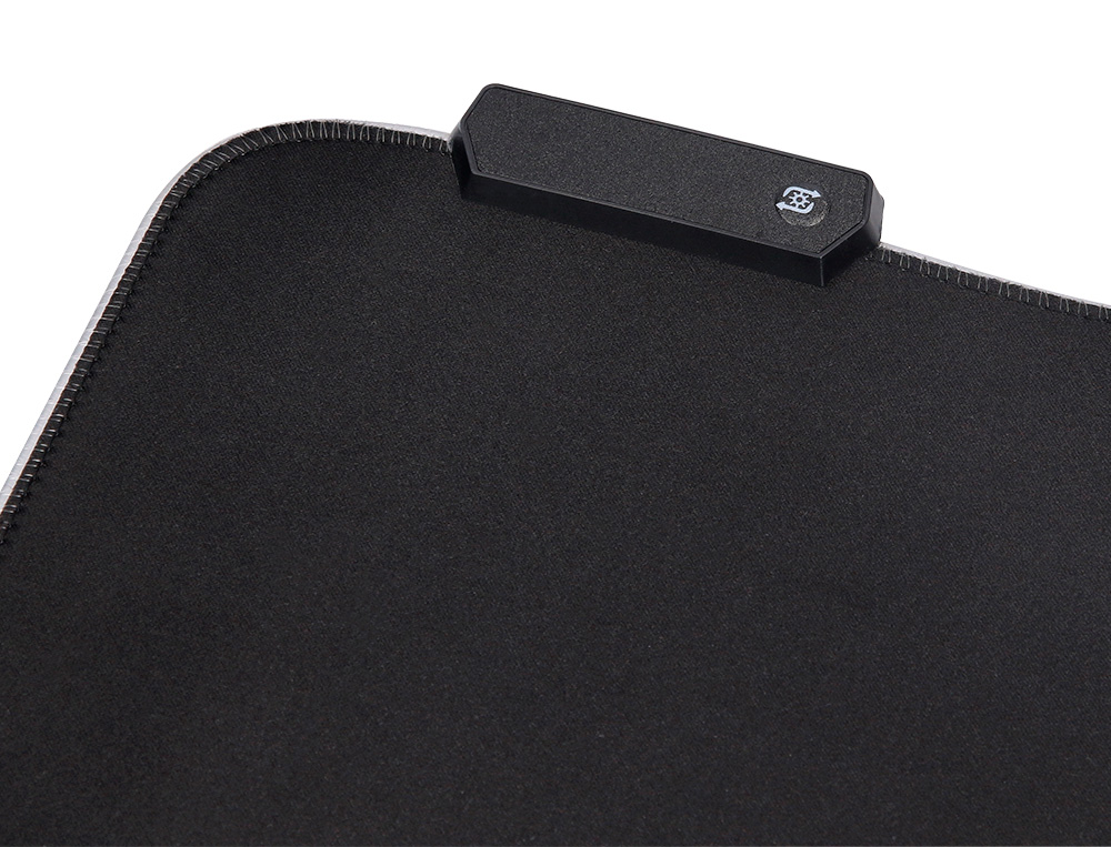 TAPETE PARA RATO LIDERPAPEL GAMING ILUMINACAO LED CONEXAO USB COR PRETO 350X250X3 MM