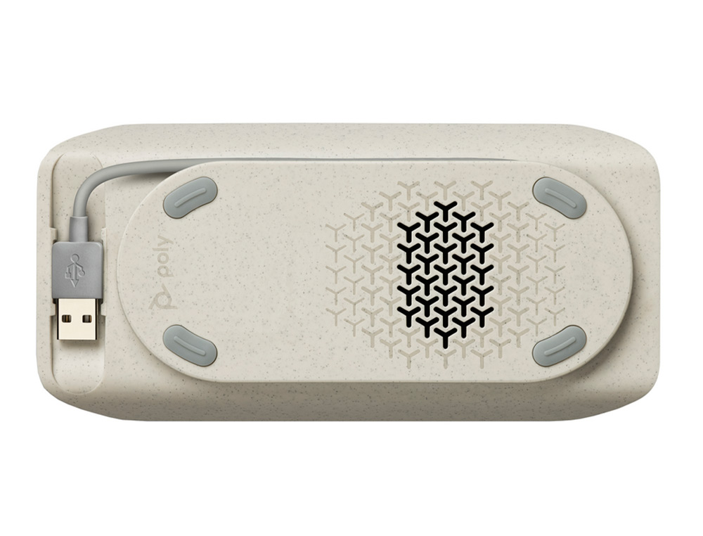 COLUNA POLY SYNC SY10-M BLUETOOTH MAOS LIVRES CONEXAO USB-A/C LUZES LED PROTECAO IP64