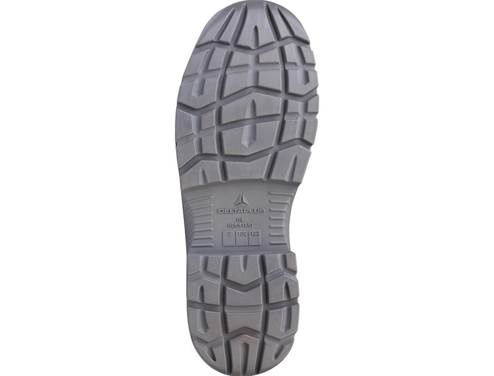 BOTAS DELTAPLUS DE SEGURANCA EM COURO PIGMENTADO SOLA PU BI-DENSIDADE COR PRETO TAMANHO 45