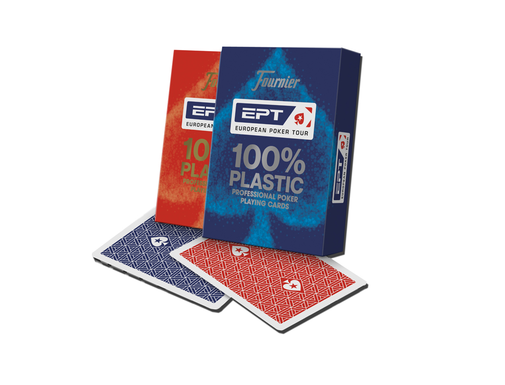 BARALHO FOURNIER POKER INGLES PLASTICO EUROPEAN POKER TOUR INDICE GIGANTE