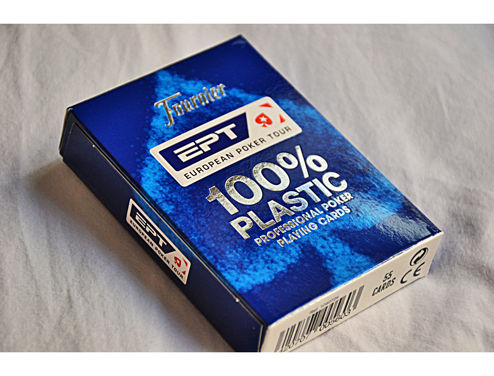 BARALHO FOURNIER POKER INGLES PLASTICO EUROPEAN POKER TOUR INDICE GIGANTE