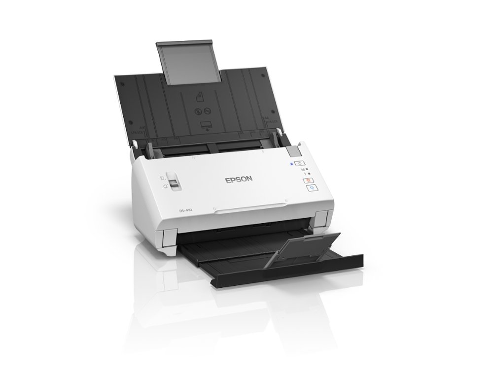 SCANNER EPSON DS-410 DOCUMENTAL WORKFORCE DIN A4 600X600 DPI VELOCIDADE 26 PPM USB 2.0
