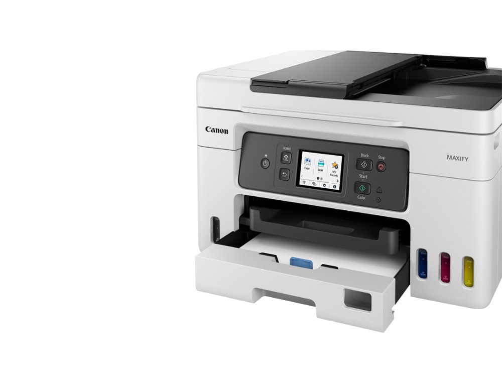 MULTIFUNCOES CANON MAXIFY GX4050 TINTA COR 18 PPM PRETO/13 PPM COR A4 IMPRESSORA SCANNER COPIADORA BANDEJA ENTRADA 100 F