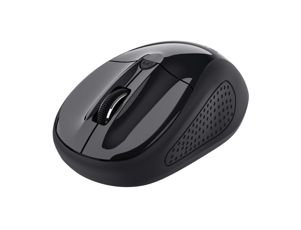 RATO TRUST BASIC OTICO SEM FIOS ECO 4 BOTOES 800/1600 DPI USB 2.0 COR PRETO