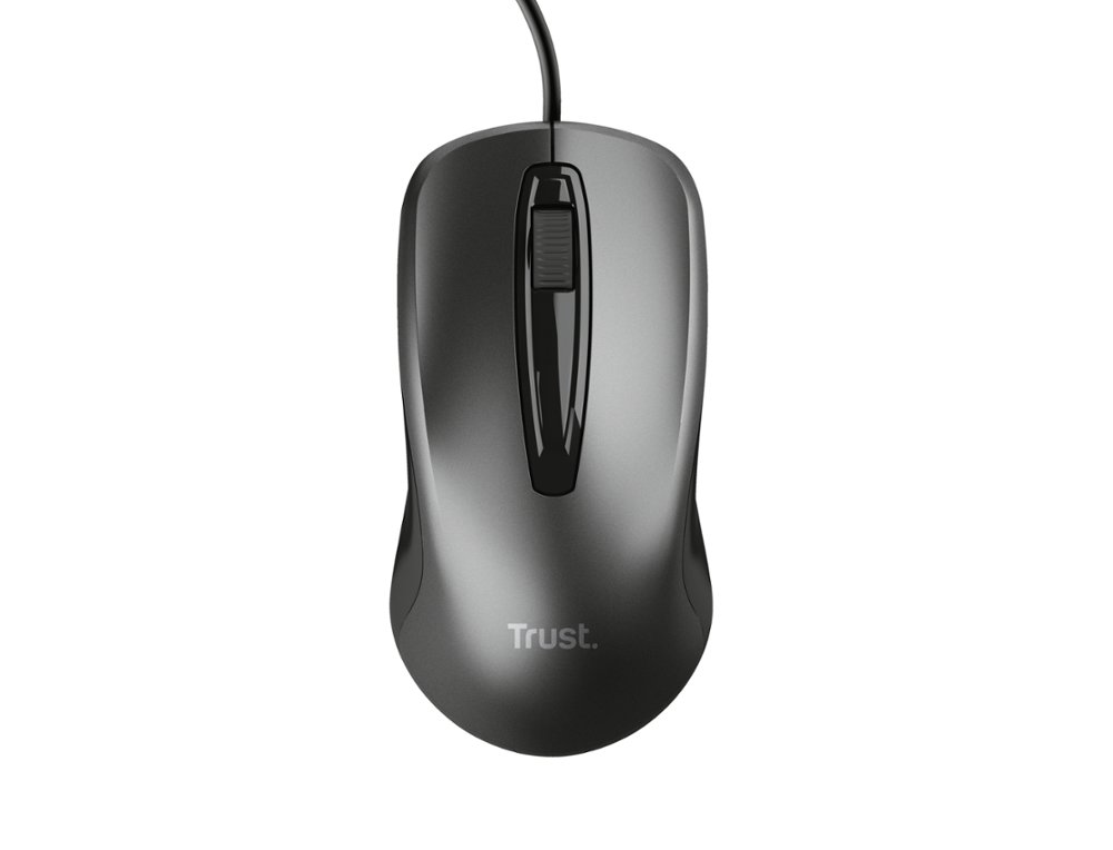 RATO TRUST BASIC OTICO 4 BOTOES 1200 DPI USB 2.0 COR PRETO