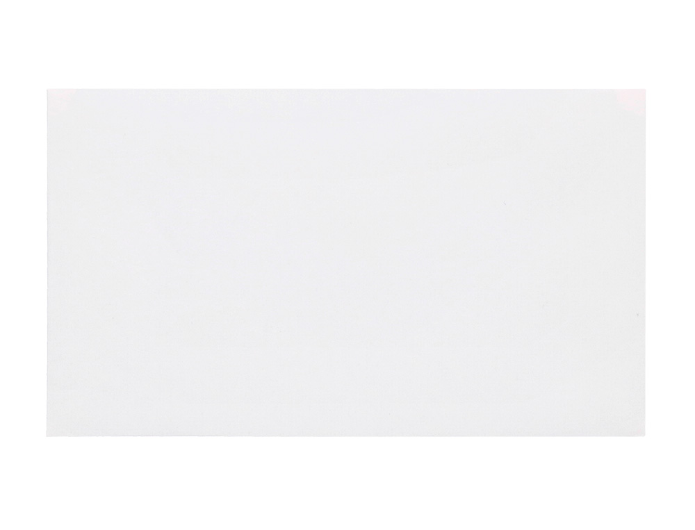 ENVELOPE LIDERPAPEL BRANCO COM FUNDO 95X162 MM ENGOMADO ABA EM BICO EMBALAGEM DE 25 UNIDADES