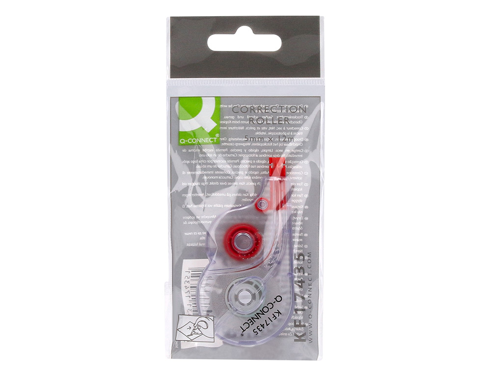 CORRETOR Q-CONNECT FITA BRANCO 5 MM X 12 M