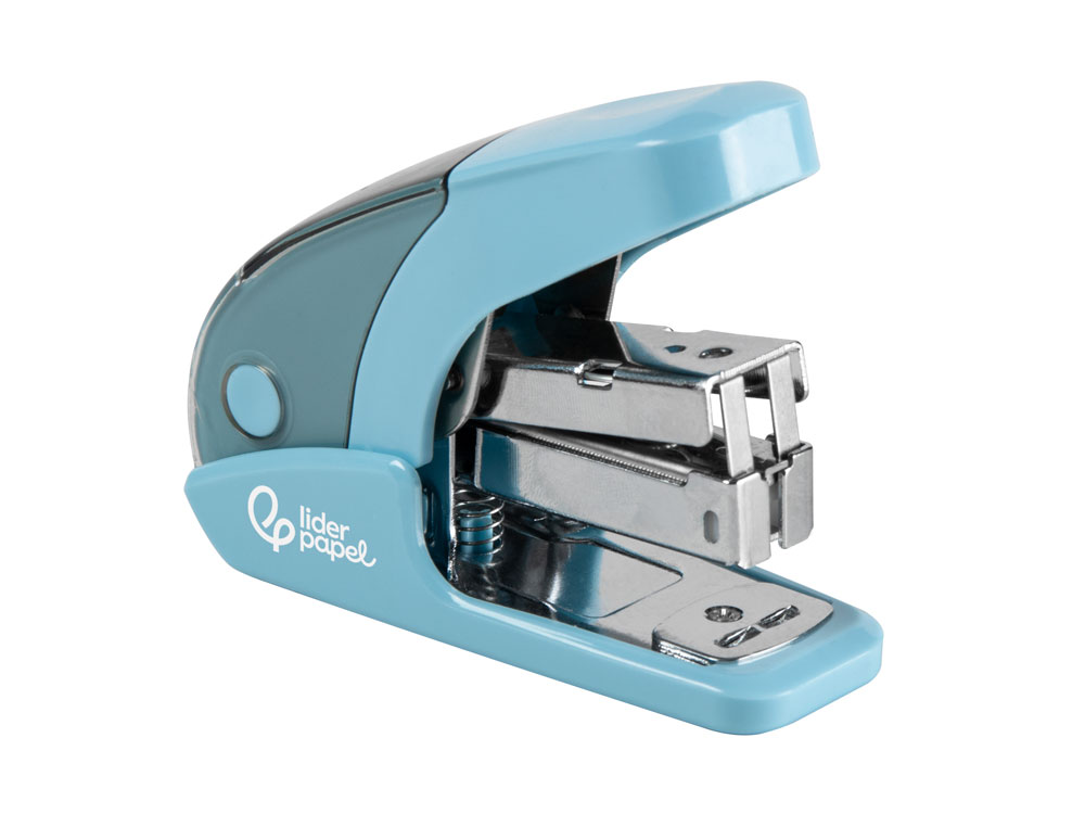 AGRAFADOR LIDERPAPEL MICRO COM OFERTA DE CAIXA DE 1000 AGRAFES 24/6, 26/6 CAPACIDADE 20 FOLHAS