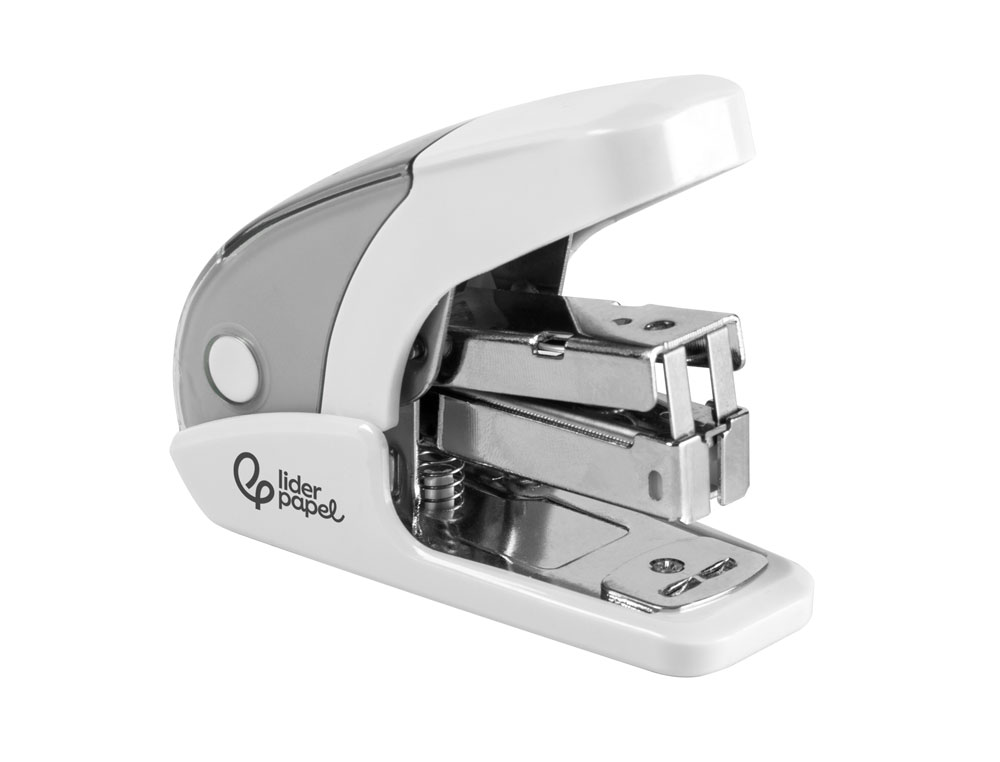AGRAFADOR LIDERPAPEL MICRO COM OFERTA DE CAIXA DE 1000 AGRAFES 24/6, 26/6 CAPACIDADE 20 FOLHAS