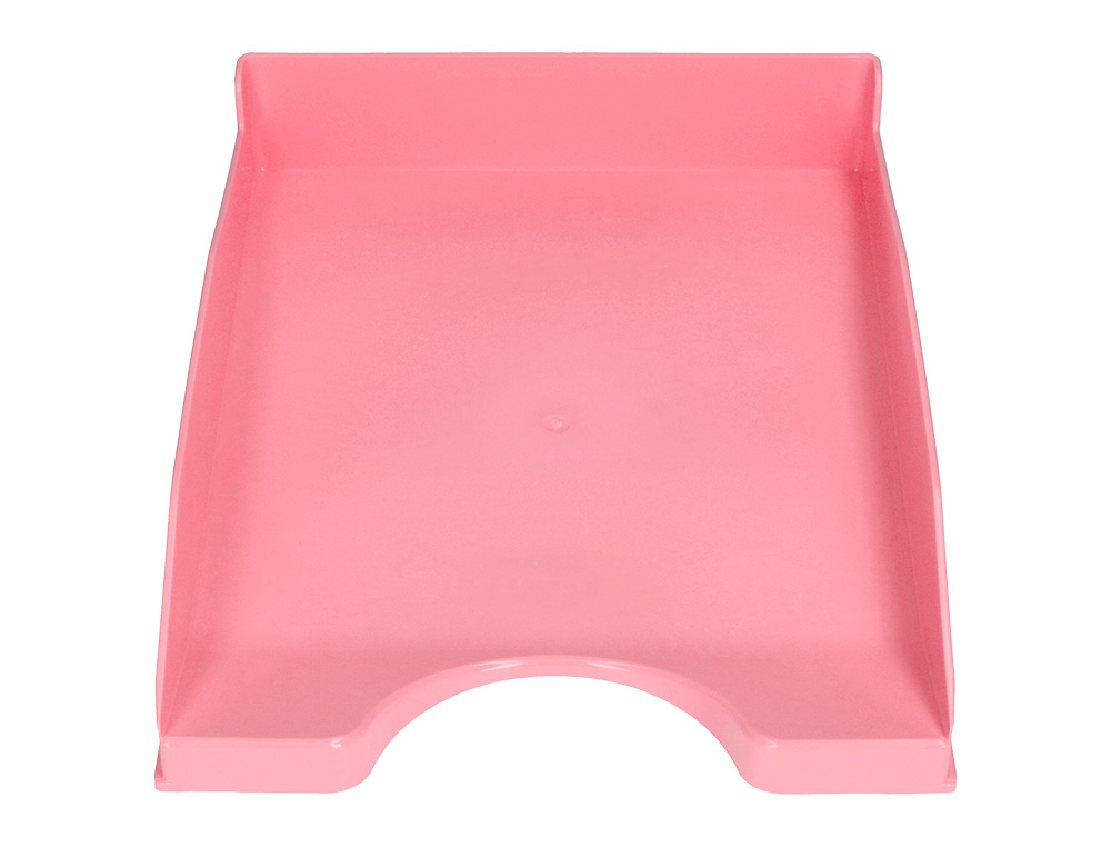TABULEIRO DE SECRETARIA Q-CONNECT PLASTICO ROSA PASTEL OPACO