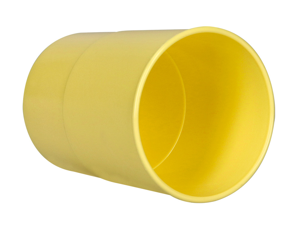 PORTA LAPIS Q-CONNECT PLASTICO AMARELO PASTEL