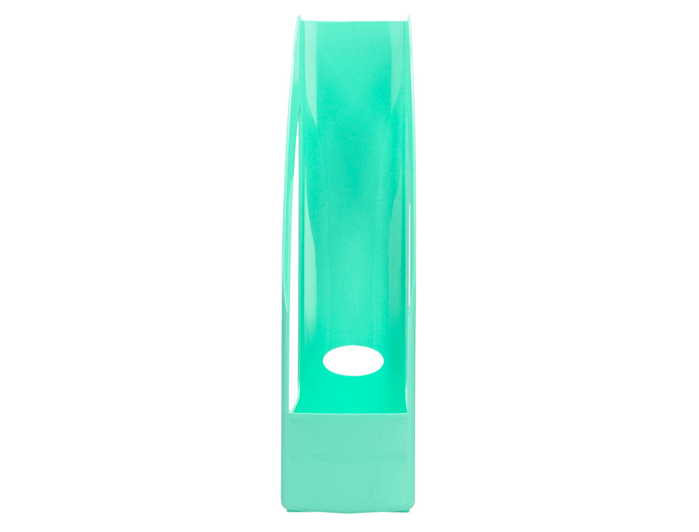 PORTA REVISTAS PLASTICO Q-CONNECT COR MENTA