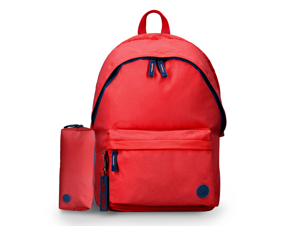 MOCHILA ANTARTIK TEENS 20L COMPARTIMENTO PARA PORTATIL COR GRANATE 420X160X300 MM
