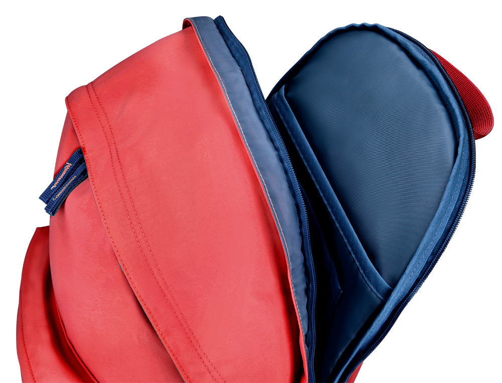 MOCHILA ANTARTIK TEENS 20L COMPARTIMENTO PARA PORTATIL COR GRANATE 420X160X300 MM