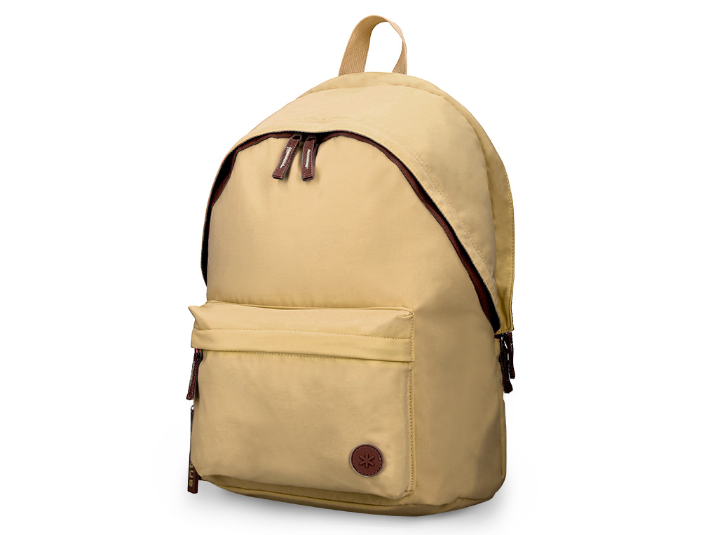 MOCHILA ANTARTIK TEENS 20L COMPARTIMENTO PARA PORTATIL COR BEGE 420X160X300 MM