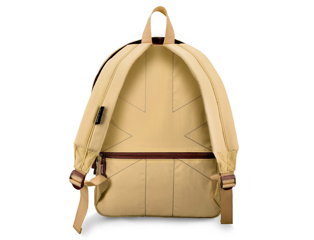 MOCHILA ANTARTIK TEENS 20L COMPARTIMENTO PARA PORTATIL COR BEGE 420X160X300 MM