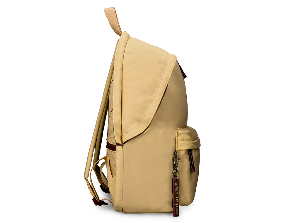 MOCHILA ANTARTIK TEENS 20L COMPARTIMENTO PARA PORTATIL COR BEGE 420X160X300 MM