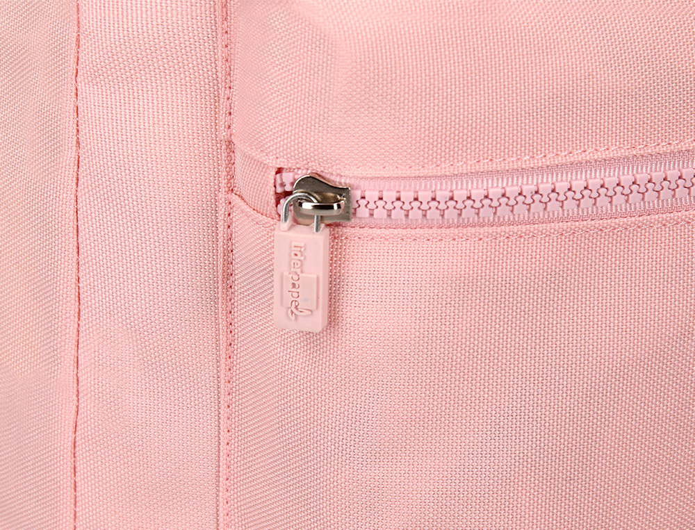 MOCHILA ESCOLAR LIDERPAPEL BOLSO LATERAL ELASTICO COR ROSA 400X125X300 MM