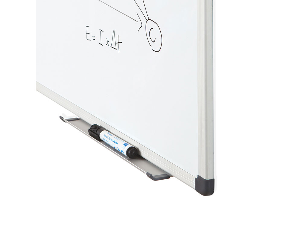 QUADRO BRANCO ROCADA LACADO MAGNETICO MOLDURA ALUMINIO COM CANTOS 120X240 CM
