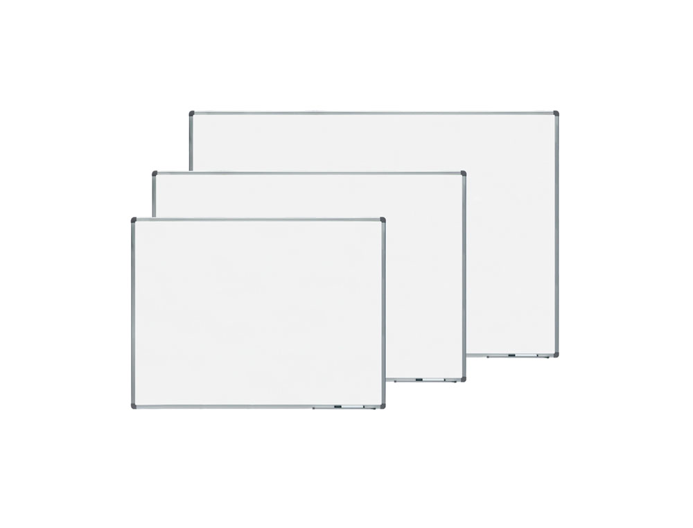 QUADRO BRANCO ROCADA LACADO MAGNETICO MOLDURA ALUMINIO COM CANTOS 120X240 CM