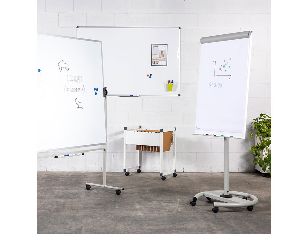 QUADRO BRANCO ROCADA LACADO MAGNETICO MOLDURA ALUMINIO COM CANTOS 120X240 CM