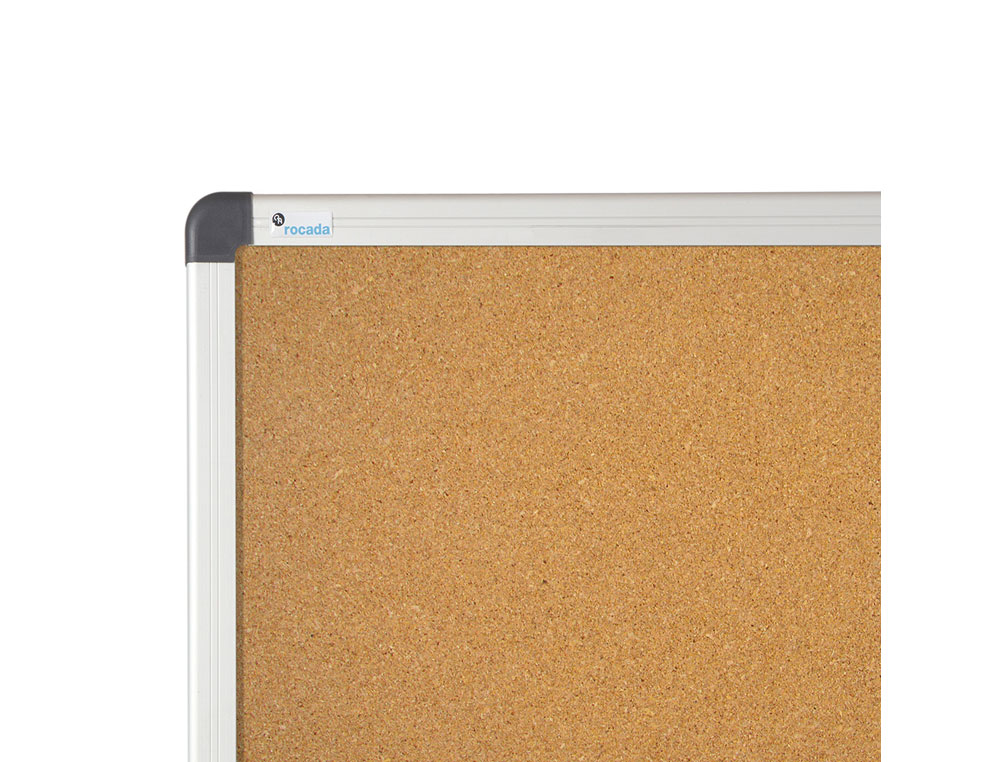 QUADRO CORTICA ROCADA MOLDURA ALUMINIO COM CANTOS 60X90 CM
