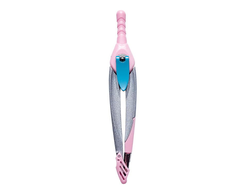 COMPASSO LIDERPAPEL LOCK DEVICE COM ADAPTADOR UNIVERSAL E TUBO DE MINAS COR ROSA CLARO