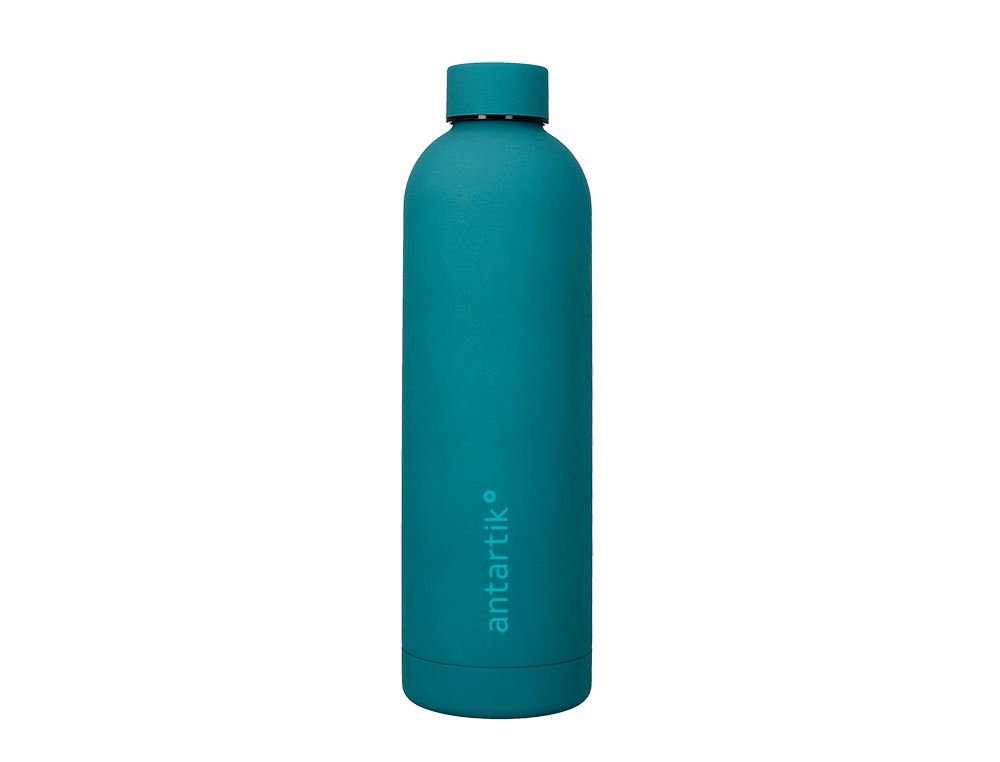 GARRAFA ANTARTIK ISOTERMICA ACO INOXIDAVEL LIVRE DE BPA COR TURQUESA 750 ML