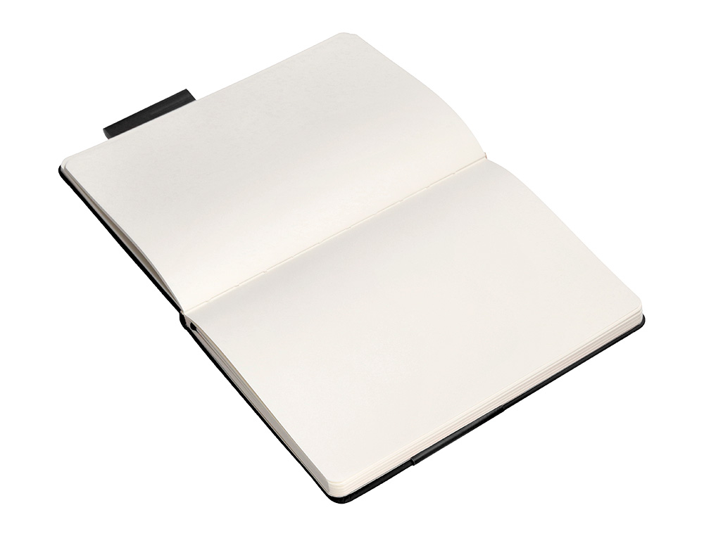 CADERNO COM ELASTICO ANTARTIK NOTES CAPA DURA A4 LISO PRETO 100 FOLHAS 80 GR FSC