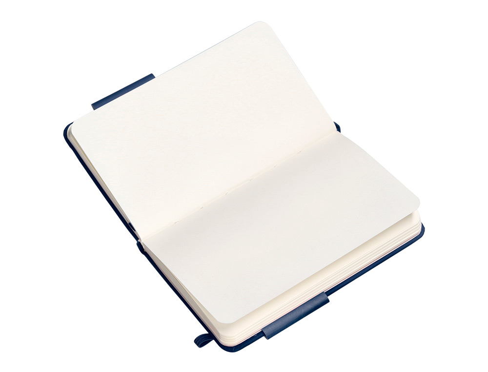 CADERNO COM ELASTICO ANTARTIK NOTES CAPA DURA A6 LISO AZUL MARINHO 100 FOLHAS 80 GR FSC