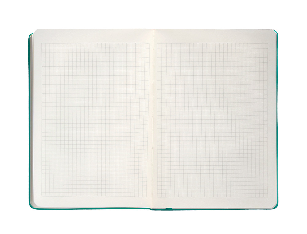 CADERNO COM ELASTICO ANTARTIK NOTES CAPA DURA A4 QUADRICULADO TURQUESA 100 FOLHAS 80 GR FSC