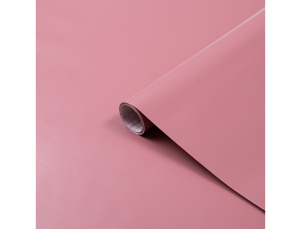 ROLO ADESIVO DC-FIX ROSA CINZA MATE LARGURA 45 CM COMPRIMENTO 15 MT
