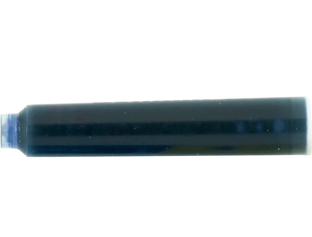 RECARGA PARA CANETA PELIKAN 4001 AZUL REALCAIXA 6 UNIDADES