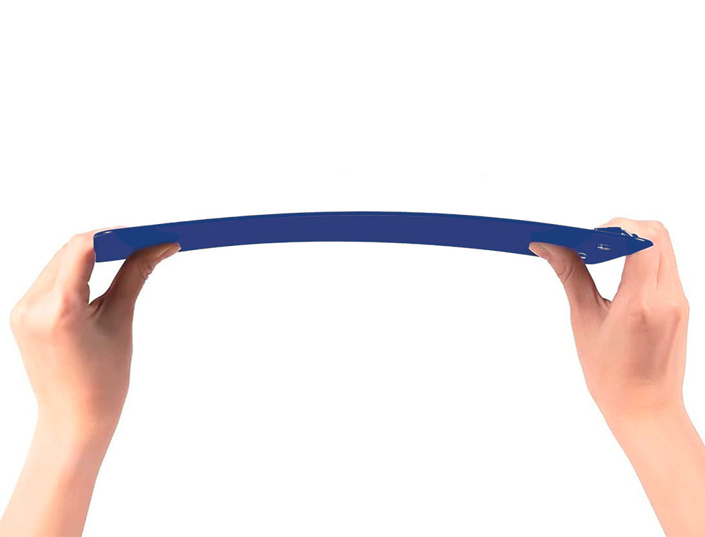PORTA NOTAS Q-CONNECT PLASTICO 50% RECICLADO DIN A4 AZUL ESPESSURA 2,1 MM