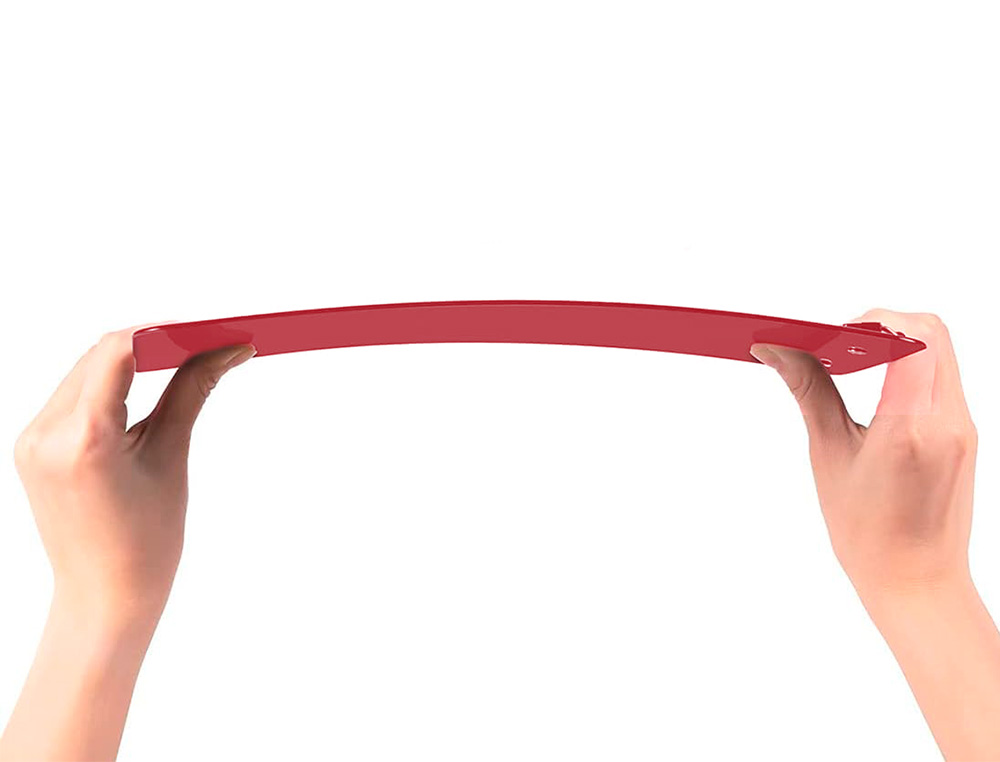 PORTA NOTAS Q-CONNECT PLASTICO 50% RECICLADO DIN A4 VERMELHO ESPESSURA 2,1MM