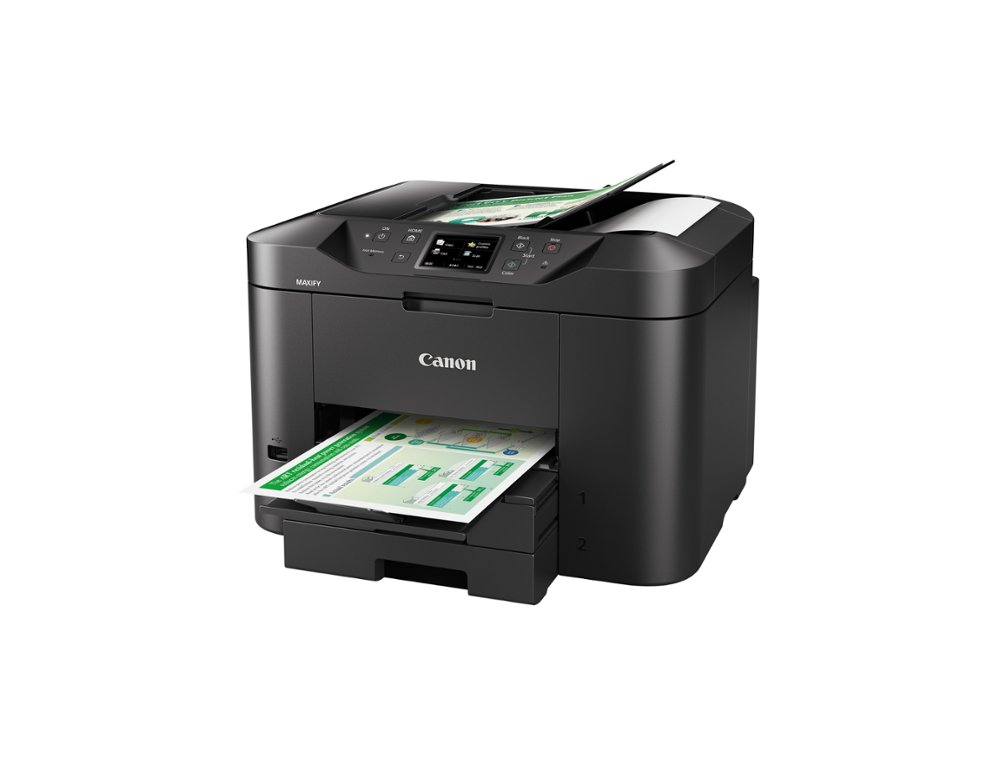 MULTIFUNCOES CANON MAXIFY MB2750 TINTA COR 24PPM PRETO 15PPM DIN A4 COR WIFI IMPRESSORA SCANNER COPIADORA FAX BANDEJA 25