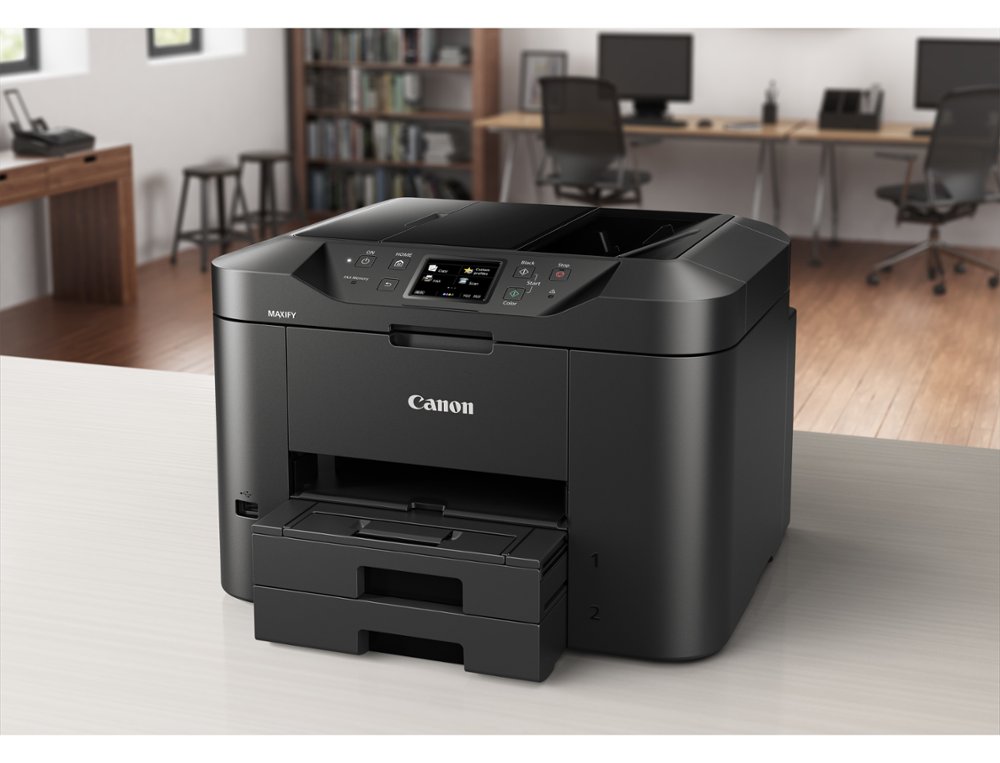 MULTIFUNCOES CANON MAXIFY MB2750 TINTA COR 24PPM PRETO 15PPM DIN A4 COR WIFI IMPRESSORA SCANNER COPIADORA FAX BANDEJA 25