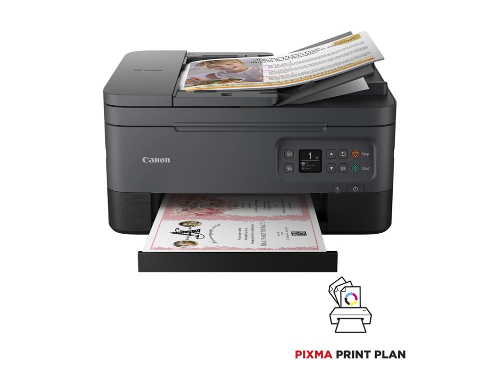 MULTIFUNCOES CANON MAXIFY TS7450I TINTA COR 13PPM DIN A4 PRETO 7PPM COR WIFI IMPRESSORA SCANNER COPIADORA BANDEJA 100 FO