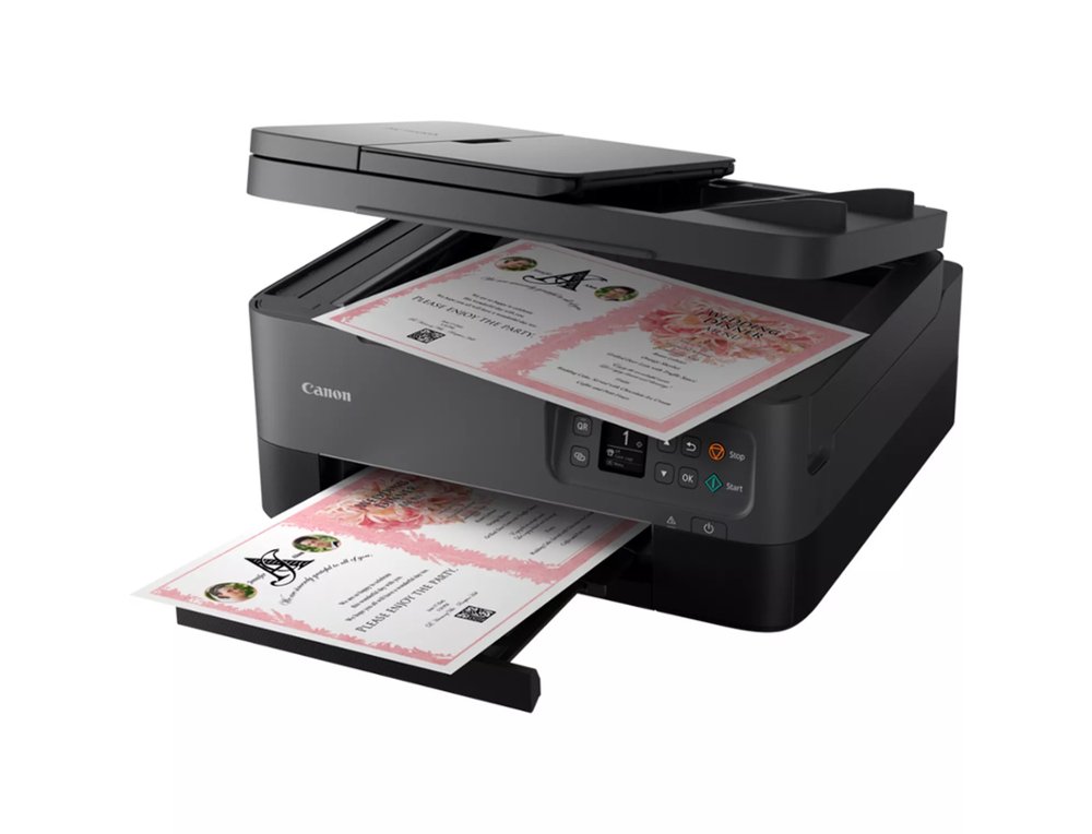 MULTIFUNCOES CANON MAXIFY TS7450I TINTA COR 13PPM DIN A4 PRETO 7PPM COR WIFI IMPRESSORA SCANNER COPIADORA BANDEJA 100 FO