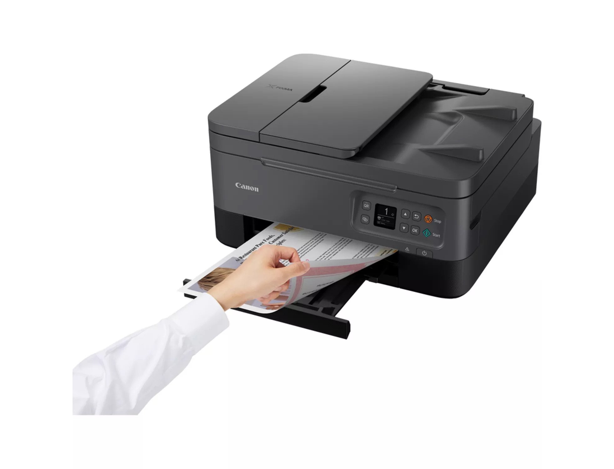 MULTIFUNCOES CANON MAXIFY TS7450I TINTA COR 13PPM DIN A4 PRETO 7PPM COR WIFI IMPRESSORA SCANNER COPIADORA BANDEJA 100 FO