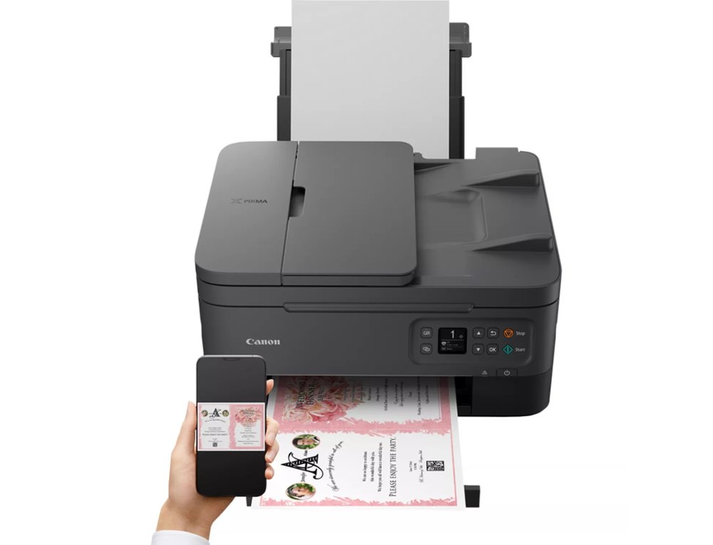 MULTIFUNCOES CANON MAXIFY TS7450I TINTA COR 13PPM DIN A4 PRETO 7PPM COR WIFI IMPRESSORA SCANNER COPIADORA BANDEJA 100 FO