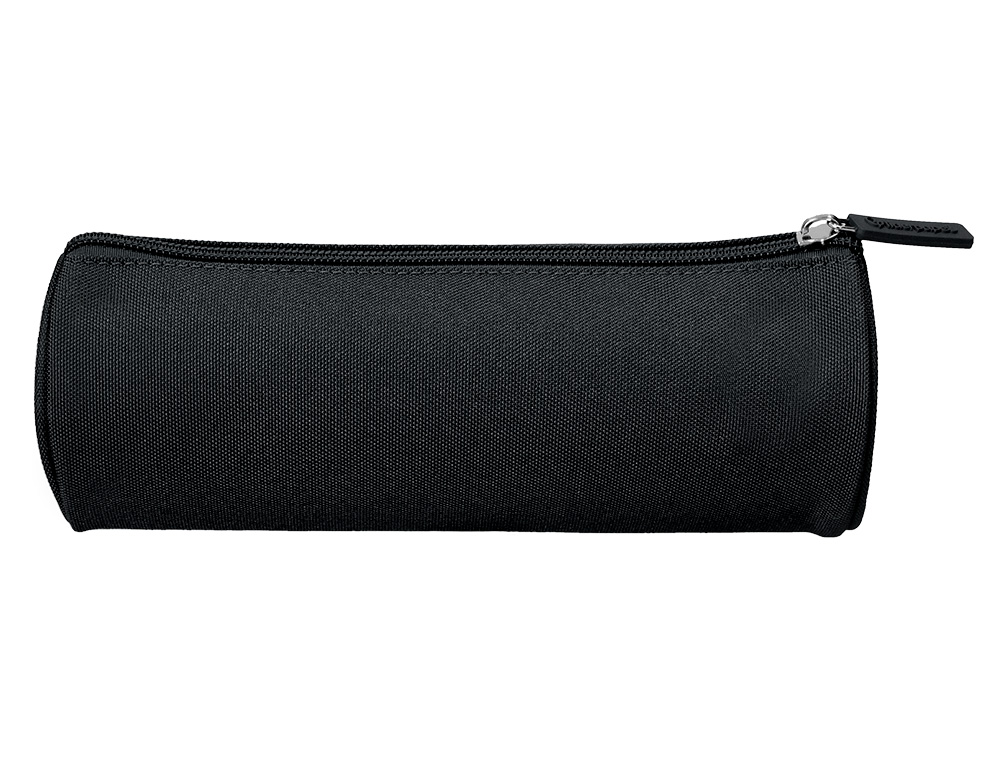 ESTOJO ESCOLAR LIDERPAPEL CILINDRICO LARGO 210X70 MM PRETO