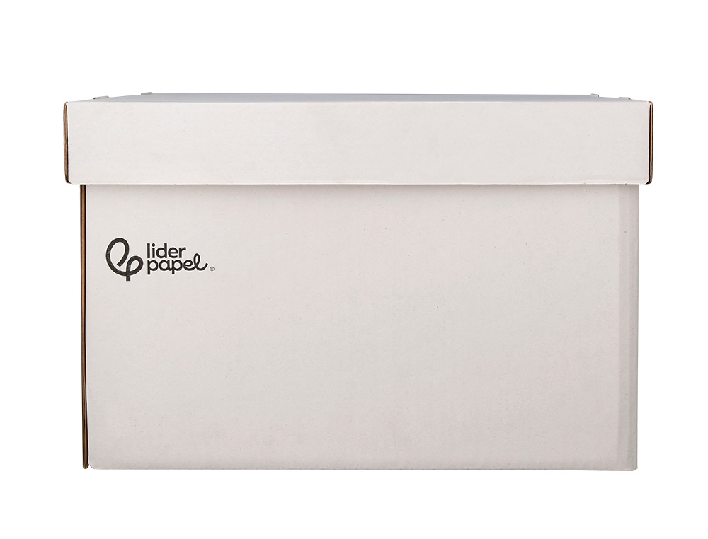 CAIXA PARA ARQUIVO DEFINITIVO LIDERPAPEL CARTAO 100% RECICLADO AUTOMATICA PARA 3 CAIXAS ARQUIVO DEF. FOLIO 387X333X260MM