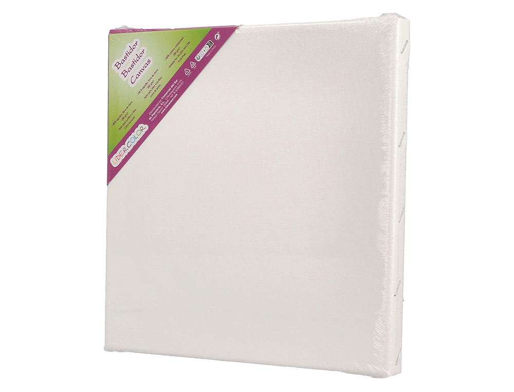 TELA DE PINTURA LIDERCOLOR LENCO AGRAFADO LATERAL ALGODAO 100% 30X30 CM