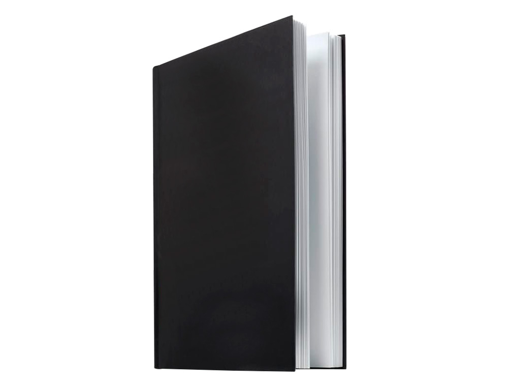 CADERNO DIARIO ENCADERNADO LIDERPAPEL DIN A3 420X297 MM 100 FOLHAS 100 GR COR PRETA